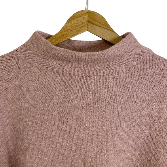 BP Soft Dusty Pink Bell Dolman Sleeve Mock Neck Sweater from Nordstrom - Picture 5 of 13